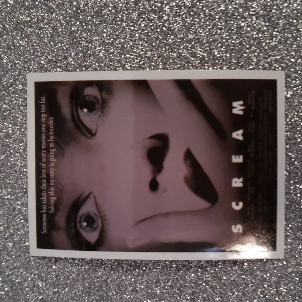 HORROR MOVIE waterproof sticker Scream Poster